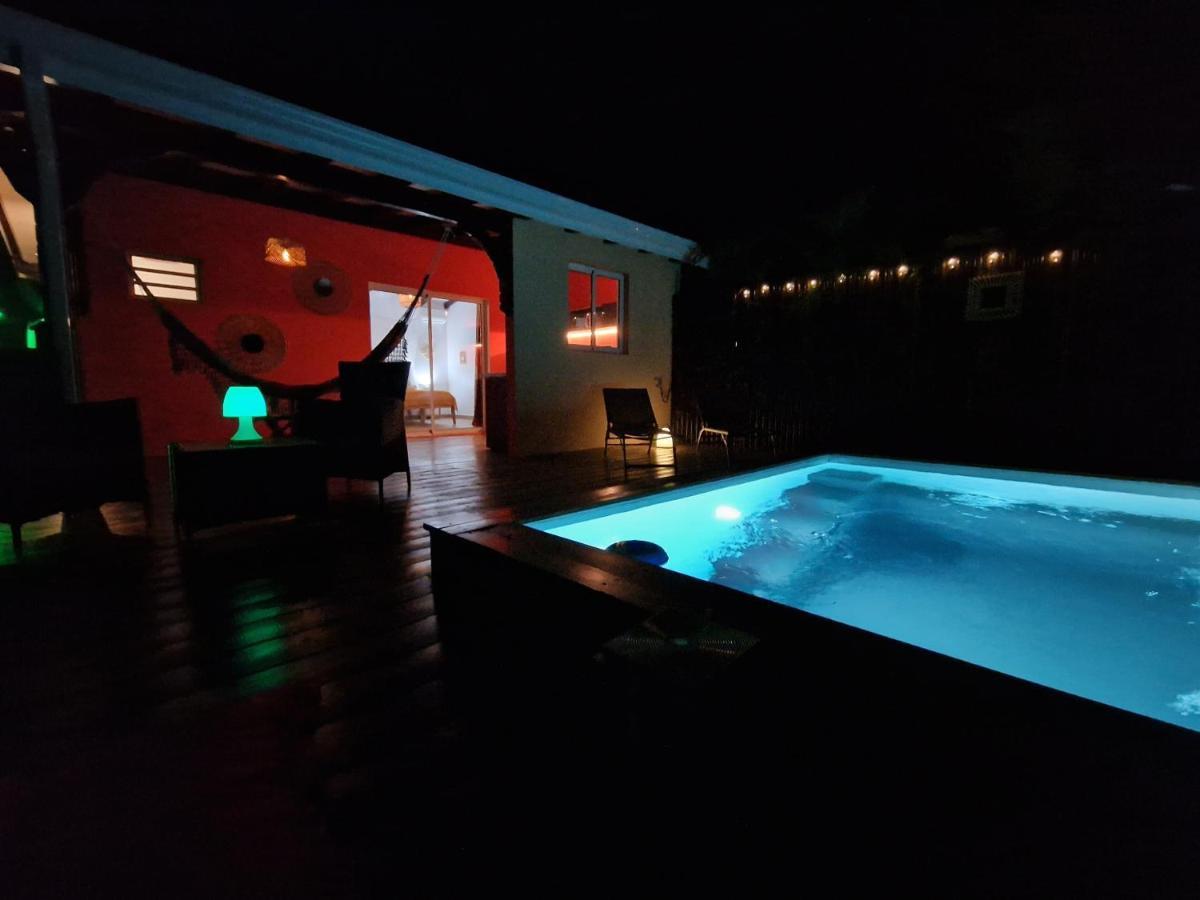 סן-פרנסואה Le Jeipur Villa Vue Mer Piscine Privee מראה חיצוני תמונה
