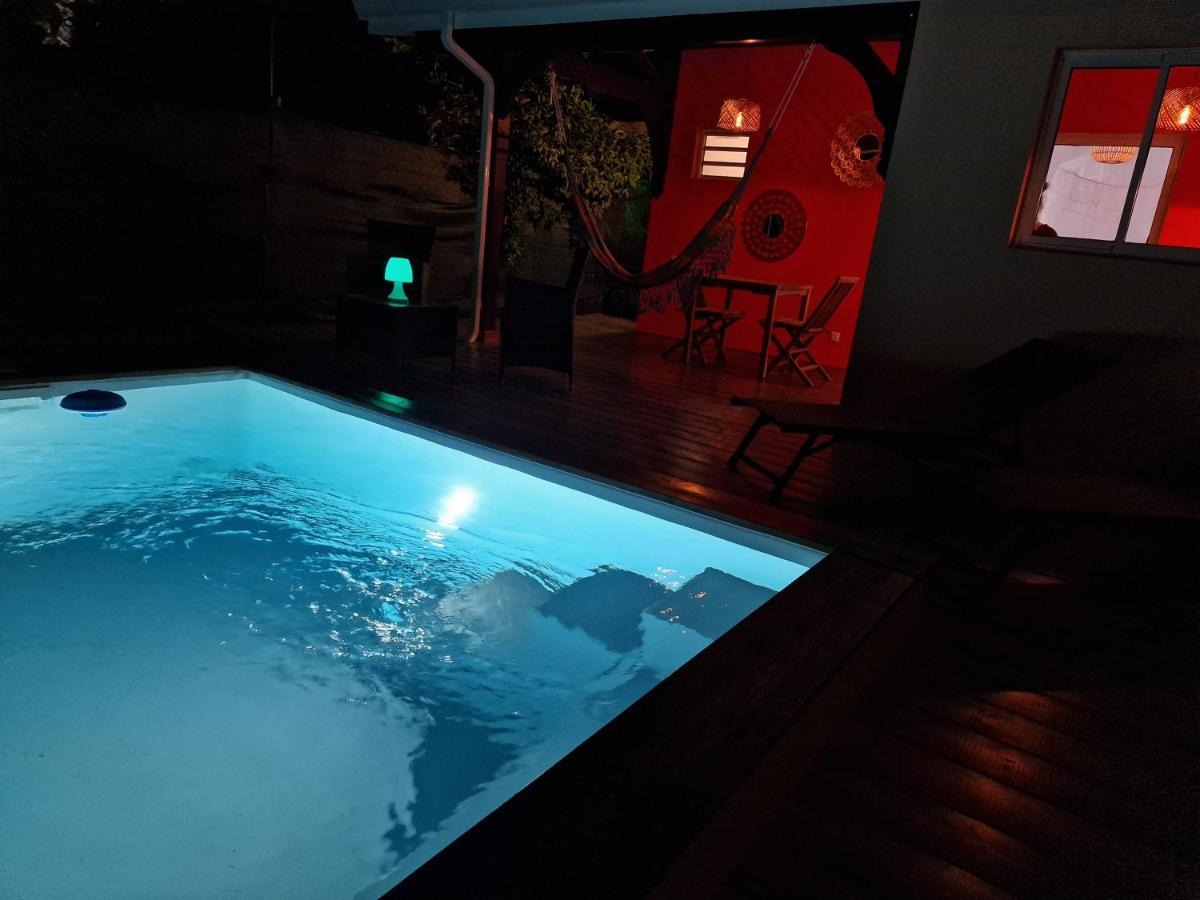 סן-פרנסואה Le Jeipur Villa Vue Mer Piscine Privee מראה חיצוני תמונה