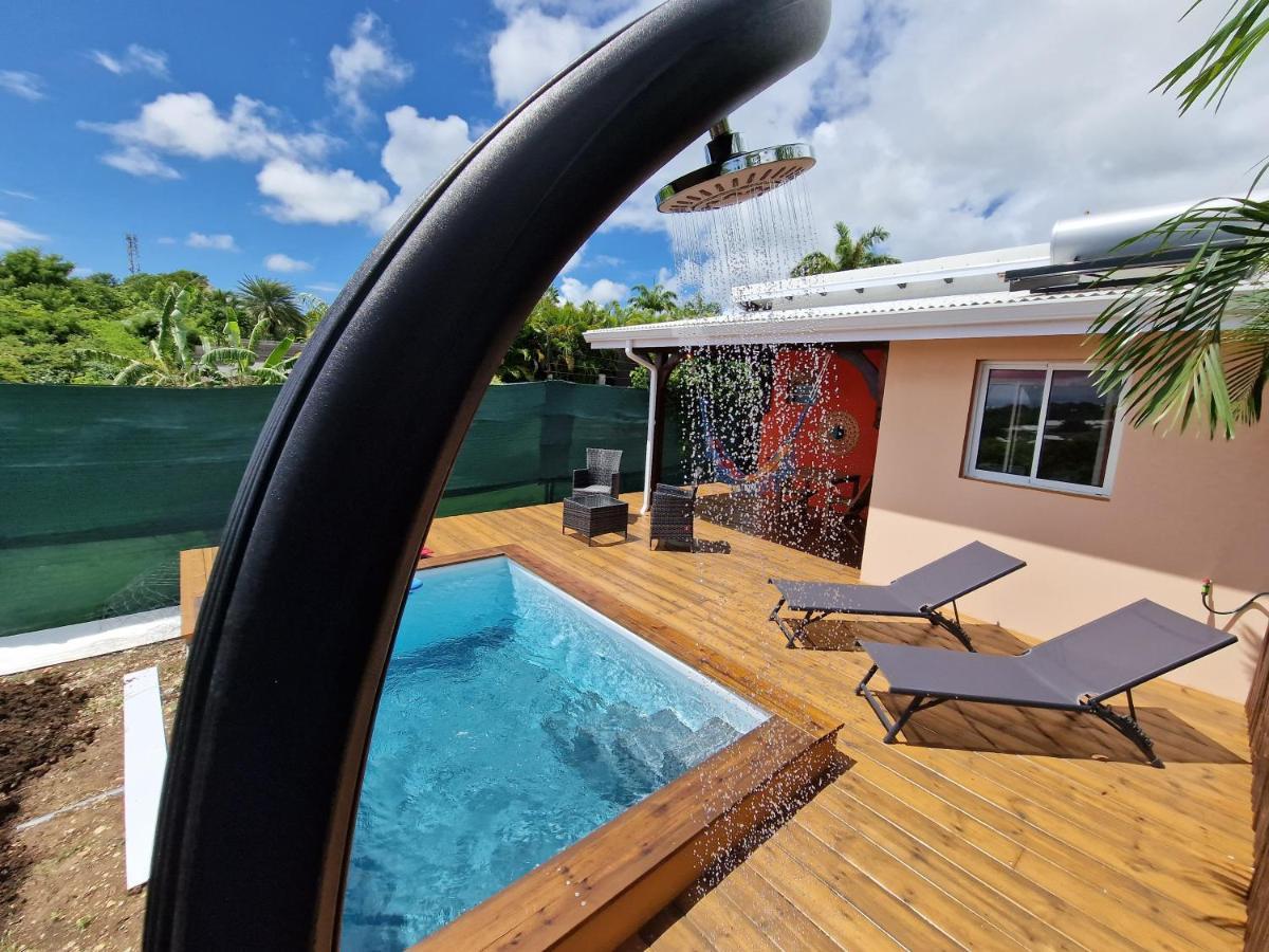 סן-פרנסואה Le Jeipur Villa Vue Mer Piscine Privee מראה חיצוני תמונה