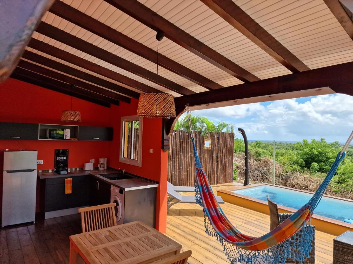 סן-פרנסואה Le Jeipur Villa Vue Mer Piscine Privee מראה חיצוני תמונה