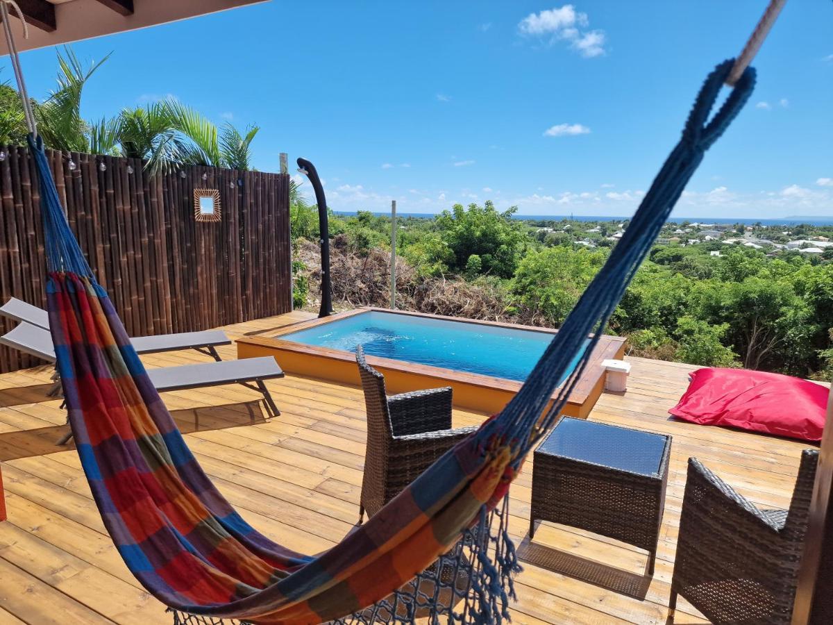 סן-פרנסואה Le Jeipur Villa Vue Mer Piscine Privee מראה חיצוני תמונה