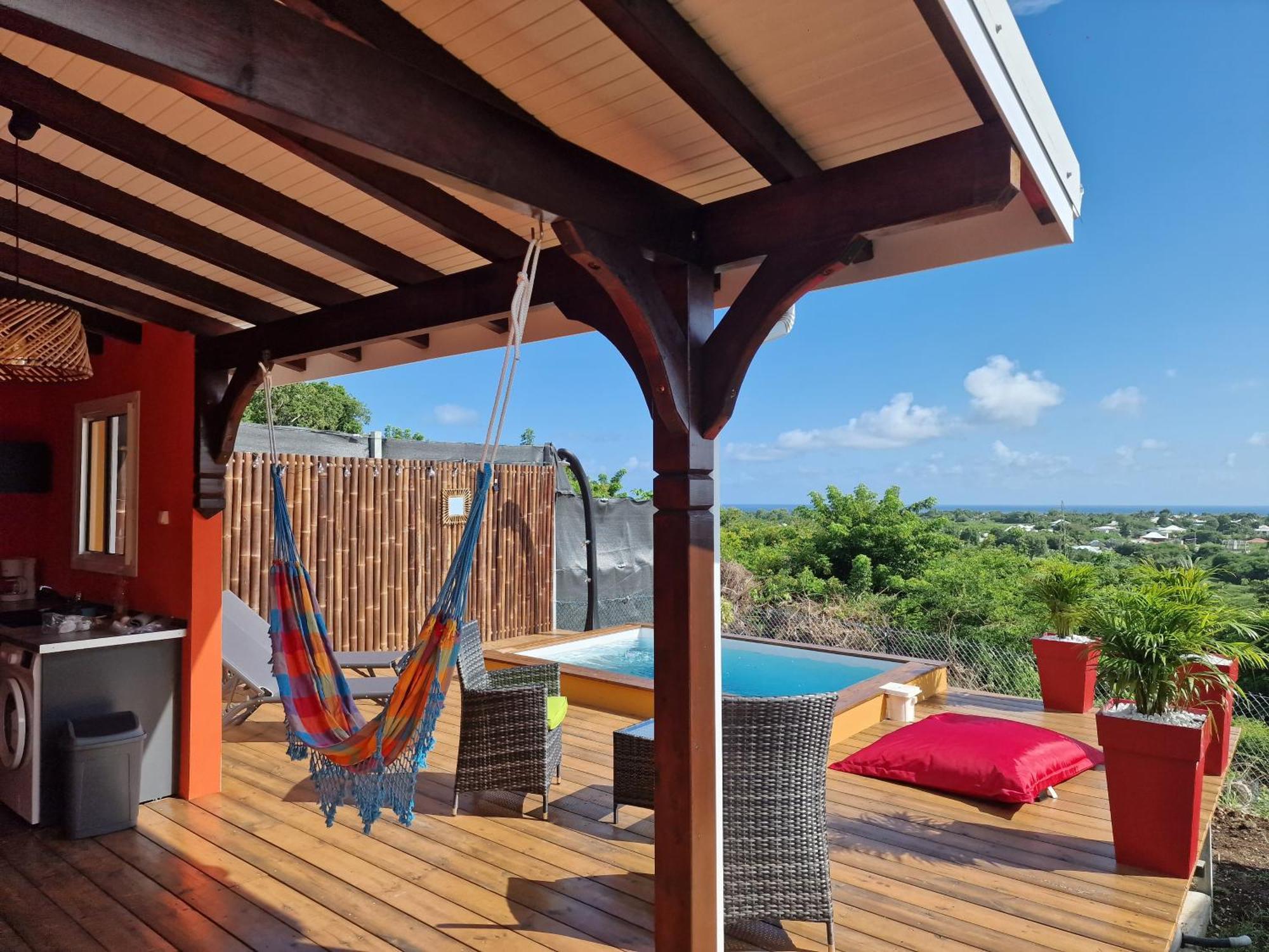 סן-פרנסואה Le Jeipur Villa Vue Mer Piscine Privee מראה חיצוני תמונה